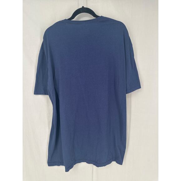 Beatles Shirt Mens 2XL Navy Blue Graphic Tee Apple Retro Yellow Band Music Merch - Picture 3 of 8